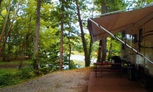 Private Lakeside Campsites at Soaring Eagle Campgrounds